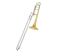 HQWBVD Trombone Trombone Tenore SIB FG Db Accordatura Strumento in Ottone Facile da Suonare(Type 7)