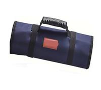 HQY orsa for attrezzi arrotolabile in tela, borsa for attrezzi multiuso con scomparti con cerniera Organizzatore for attrezzi da appendere for carichi pesanti for chiavi e avvitatori(Green)