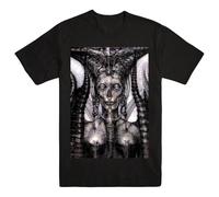 HR Giger Alien Black T Shirt Black M Color Black S