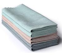 HRainbow Panni Microfibra Panno di Pulizia in Microfibra per Casa Cucina Specchio Bagno Ufficio Auto Moto Confezione da 6,Multicolore,40 x30 cm