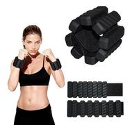 HRainbow Pesi Regolabili per Polsi e Caviglie per Donne e Uomini da 2 Cavigliere Pesi per Allenamenti a Casa Yoga Pilates e Aerobica (Nero)