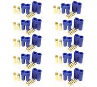 HRB 10 paia di adattatori EC5 maschio femmina 5,0 mm boccole oro bullet spina a banana spina per RC ESC Lipo batteria dispositivo motore elettrico