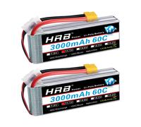 HRB 2S 3S 7.4V 11.1V 3000mah 4S 6S 14.8V 22.2V 3300mah Lipo Batteria 60C XT60 Connettore Per Auto FPV Aereo Drone Barca Camion