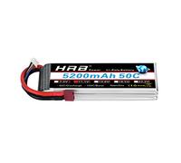 HRB 3S - Batteria Lipo 11,1 V, 5200 mAh, 50 C, con Deans T per Slash VXL, Slash 4 x 4 VXL, 1/10 Rally, XO-1 Supercar, E-Maxx Brushless, E-Revo Brushless e Spartan Models