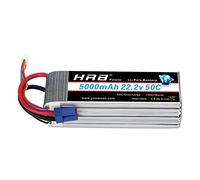 HRB 5000mAh Batteria Li-Po 50C 6s 22.2V EC5 via 600 700 800 elicotteri aerei e modello barche