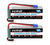 HRB 6S 3000mah 22.2V 3300mah Lipo Batteria 60C XT60 Connettore per Auto FPV Aereo Drone Barca Camion