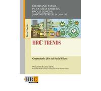 HRC trends. Osservatorio 2016 sui social values