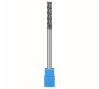 HRC45 carburo di tungsteno fresa a 4 taglienti fresa CNC fresa rotativa CNC 6mm diametro x 100mm lunghezza
