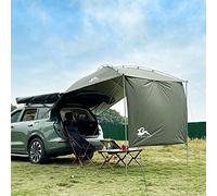 HREFEU Tenda per portellone posteriore con tenda, impermeabile 3000 mm, UPF 50+, tenda parasole per portellone posteriore, per SUV, furgoni, monovolume, CUVCamping (misura grande)