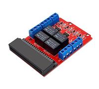 Hreyywo Microbit Modulo Relè A 4 Canali Shield 5V High Trigger Programmazione Educativo Bambini Insegnamento Scheda di Espansione Microbit Programmazione Fai-da-Te Materiali Didattici