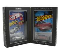 HRG98 Mattel Creations Hot Wheels X Delorean DMC-12 Alpha5 Collector Set Nuovo