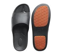 HRGKLMN Ciabatte da Bagno Donna Uomo, Pantofole Antiscivolo per Anziani e Donne Incinte, Sandali da Donna con Suola Extra Aderente, Ciabatte morbide in Eva per Bagno e Interno,Schwarz,42 EU
