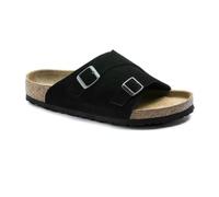 HRGKLMN Ciabatte Donna Uomo Classiche Mules Donna, Sandali con Cinturino Regolabile con Fibbia, comode Scarpe estive Basse per Tutti i Giorni, Spiaggia e Vacanza,Schwarz,42 EU