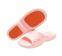 HRGKLMN Pantofole da Donna e Uomo per Anziani con Suola Antiscivolo, Ciabatte da Bagno da Donna con Suola Morbida, comode Ciabatte da Bagno per Anziani per Uso Interno ed Esterno,Rosa,38 EU
