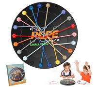 HRGOYY Brainy Knots-Rope, Knot Logic Game, Rope Untangling Game, Puzzle da tavolo per tutta la famiglia, corda intrecciata colorata per ordinare puzzle (2 fino a 4 giocatori)