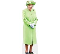 HRH The Queen (Green Outfit) a grandezza naturale