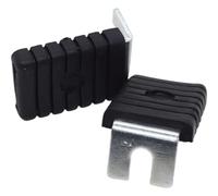 Hrippy 1 Paio di Pedali Poggiapiedi per Bicicletta, Pedali Poggiapiedi Antiscivolo, Accessori Portatili per Bici Pieghevoli, Bici Elettriche E Mountain Bike