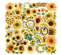 Hrippy Sunflower Graffiti Sticker 50pcs Trendy Art Stationery Adesivo in Vinile Decal