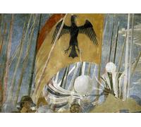 HRJUBWREE Dipinti Famosi Nordico Pittura Tela Immaginie Costantino alla battaglia di Ponte Milvio di Piero Della Francesca Per la Decorazione della Camera da Letto 60x90cm