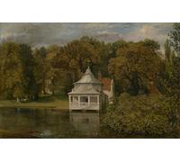 HRJUBWREE Dipinti Famosi Nordico Pittura Tela Immaginie i quarti dietro di John Constable Per la Decorazione della Camera da Letto 60x90cm