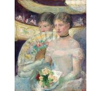 HRJUBWREE Dipinti Famosi Nordico Pittura Tela Immaginie la Loggia di Mary Cassatt Per la Decorazione della Camera da Letto 60x90cm
