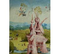 HRJUBWREE Dipinti Famosi Nordico Pittura Tela Immaginie Particolare della rabbia dalla tavola delle ultimecose di Hieronymus Boske Per la Decorazione della Camera da Letto 60x90cm