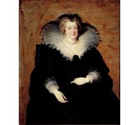 HRJUBWREE Dipinti Famosi Nordico Pittura Tela Immaginie Ritratto della regina di Francia Maria De Medici di Peter Paul Rubens Per la Decorazione della Camera da Letto 60x90cm