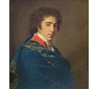 HRJUBWREE Dipinti Famosi Nordico Pittura Tela Immaginie Ritratto Ofivan Baryatinsky di Elisabeth Louise Vigee Lebrun Per la Decorazione della Camera da Letto 60x90cm