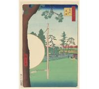 HRJUBWREE Dipinti Famosi Nordico Pittura Tela Immaginie Takata Riding Grounds Dalla serie Cento famose vedute di Edo Hiroshige Per la Decorazione della Camera da Letto 60x90cm