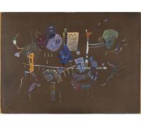 HRJUBWREE Dipinti Famosi Stampe d'Arte Mural Dipinto Il della linea di Vasilij Kandinskij Per la Decorazione del Soggiorno 60x90cm