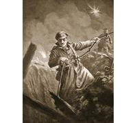 HRJUBWREE Dipinti Famosi Stampe d'Arte Mural Dipinto Il tenente Gp Burlton aiuta a salvare uomini privi di sensi da un pozzo di miniera di John Harris Valda Per la Decorazione del Soggiorno 60x90cm