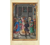HRJUBWREE Dipinti Famosi Stampe d'Arte Mural Dipinto La negazione di San Pietro di Simon Bening Per la Decorazione del Soggiorno 60x90cm