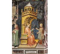 HRJUBWREE Dipinti Famosi Stampe d'Arte Mural Dipinto la Sala delle Arti Liberali e dei Pianeti di Gentile Da Fabriano Per la Decorazione del Soggiorno 60x90cm