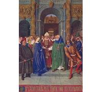 HRJUBWREE Dipinti Famosi Stampe d'Arte Mural Dipinto lo Sposalizio della Vergine di Jean Fouquet Per la Decorazione del Soggiorno 60x90cm