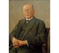 HRJUBWREE Dipinti Famosi Stampe d'Arte Mural Dipinto Ritratto del direttore generale Gerstenberg di Max Liebermann Per la Decorazione del Soggiorno 60x90cm