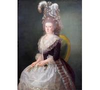 HRJUBWREE Dipinti Famosi Stampe d'Arte Mural Dipinto Ritratto della De San Andres di Augustin Esteve Per la Decorazione del Soggiorno 60x90cm