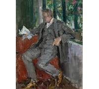 HRJUBWREE Dipinti Famosi Stampe d'Arte Mural Dipinto Ritratto di Feodor Chaliapin di Konstantin Alekseevich Korovin Per la Decorazione del Soggiorno 60x90cm
