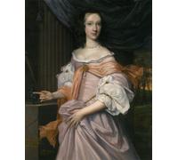 HRJUBWREE Dipinti Famosi Stampe d'Arte Mural Dipinto Ritratto di Lady Catherine Dormer di John Michael Wright Per la Decorazione del Soggiorno 60x90cm