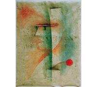 HRJUBWREE Dipinti Famosi Stampe d'Arte Mural Dipinto Ritratto di un uomo in costume di Paul Klee Per la Decorazione del Soggiorno 60x90cm