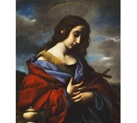 HRJUBWREE Dipinti Famosi Stampe d'Arte Mural Dipinto Santa Maria Maddalena.s di Carlo Dolci Per la Decorazione del Soggiorno 60x90cm