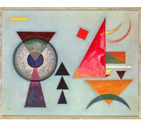 HRJUBWREE Dipinti Famosi Stampe d'Arte Mural Dipinto Soft Hard di Vasilij Kandinskij Per la Decorazione del Soggiorno 60x90cm
