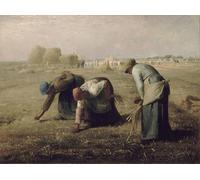 HRJUBWREE Dipinti Famosi Stampe d'Arte Mural Dipinto Spigolatrici di Jean Francois Millets Per la Decorazione del Soggiorno 60x90cm