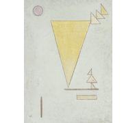 HRJUBWREE Dipinti Famosi Stampe d'Arte Mural Dipinto Weiß Weiss di Vasilij Kandinskij Per la Decorazione del Soggiorno 60x90cm