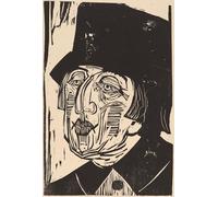 HRJUBWREE Dipinto su Tela Classico Quadri su Tela Stampe Pittura Annette Kolb di Ernst Ludwig Kirchner Per la Decorazione dell'ufficio 60x90cm