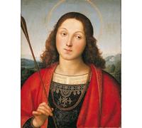 HRJUBWREE Dipinto su Tela Classico Quadri su Tela Stampe Pittura Artista famoso di Raffaello Sanzio Raffaello Per la Decorazione dell'ufficio 60x90cm