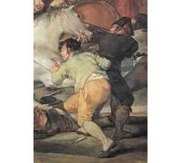 HRJUBWREE Dipinto su Tela Classico Quadri su Tela Stampe Pittura del Due Maggio La rivolta contro i mercenari mamelucchi di Francisco De Goya Per la Decorazione dell'ufficio 60x90cm