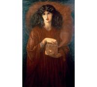 HRJUBWREE Dipinto su Tela Classico Quadri su Tela Stampe Pittura di Dante Gabriele Carlo Rossetti Per la Decorazione dell'ufficio 60x90cm