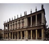 HRJUBWREE Dipinto su Tela Classico Quadri su Tela Stampe Pittura Facciata di Palazzo Chiericati di Andrea Palladio Per la Decorazione dell'ufficio 60x90cm