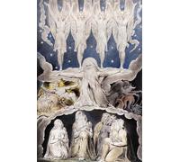 HRJUBWREE Dipinto su Tela Classico Quadri su Tela Stampe Pittura il libro di Giobbe: quando le stelle del mattino cantavano insieme William Blake Per la Decorazione dell'ufficio 60x90cm
