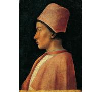 HRJUBWREE Dipinto su Tela Classico Quadri su Tela Stampe Pittura Ritratto di Francesco Gonzaga di Andrea Mantegna Per la Decorazione dell'ufficio 60x90cm